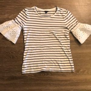 Ann Taylor stripped blouse
